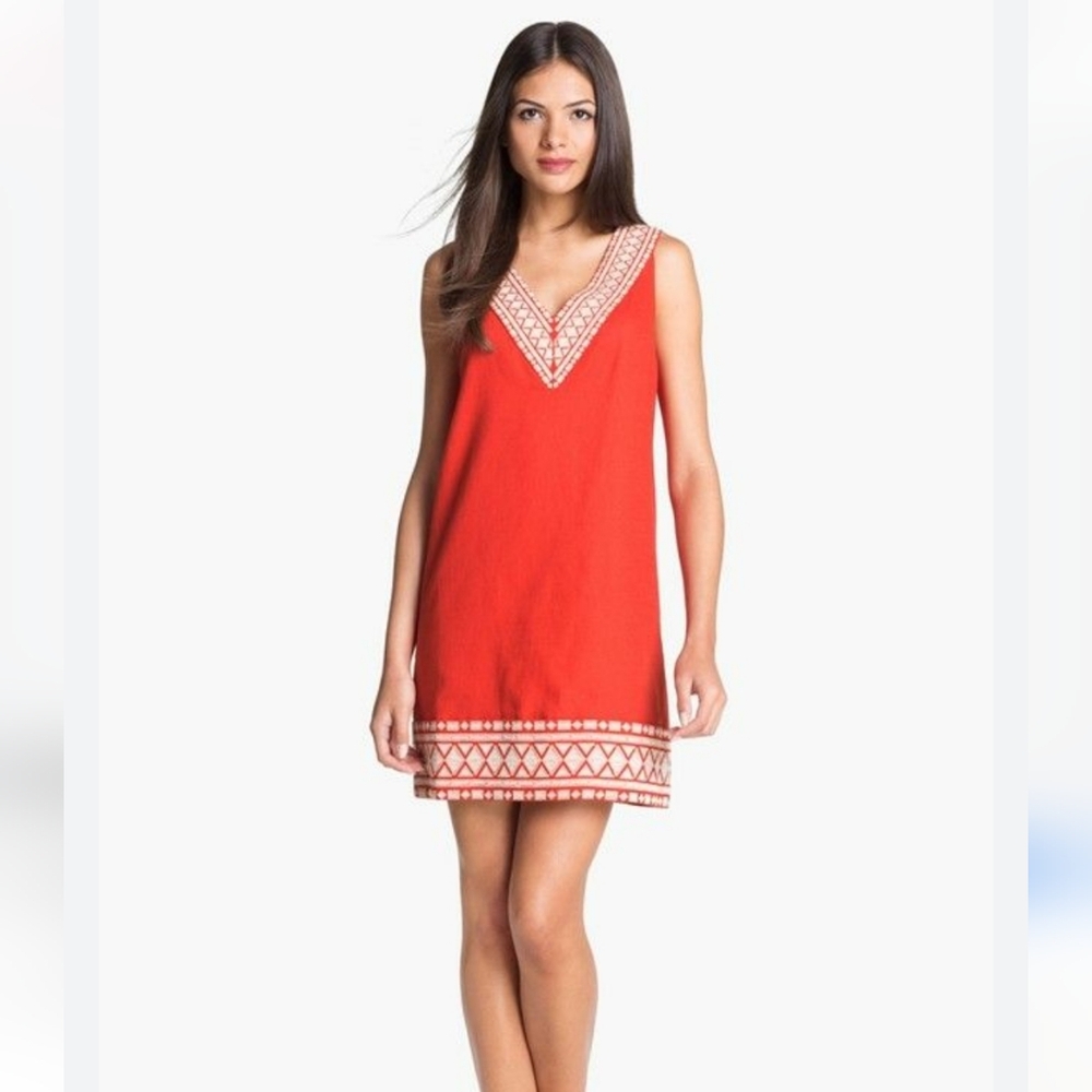 NWOT Kate Spade Laureen Linen Shift Dress- 6
